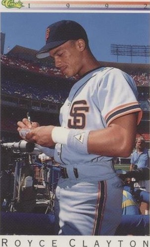 1992 Classic Update White Travel Edition - Royce Clayton #T25
