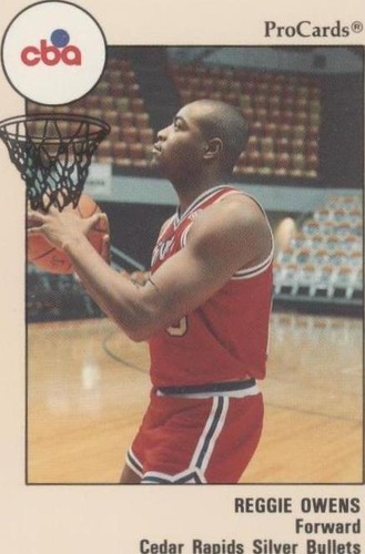 1989-90 ProCards CBA - Reggie Owens #187