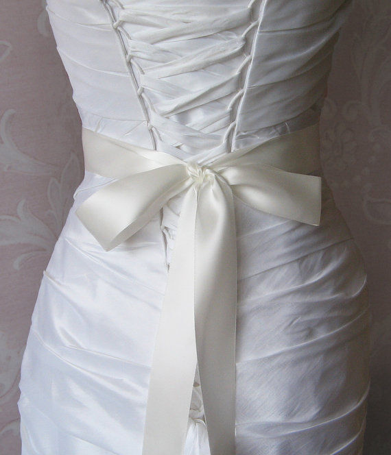 120 inch Double Faced Satin Ribbon Sash Bridal Wedding Bridesmaid Chair Sash