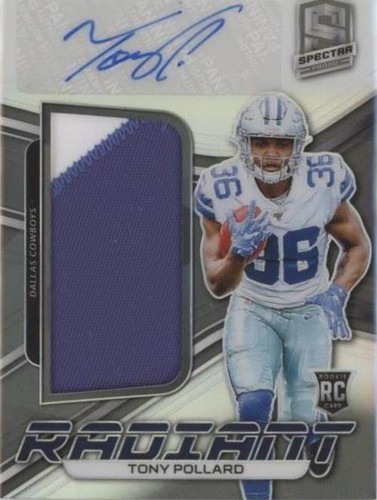 2019 Panini Spectra Tony Pollard #RRPS-16