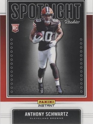 2021 Panini Instant NFL Anthony Schwartz #SR27