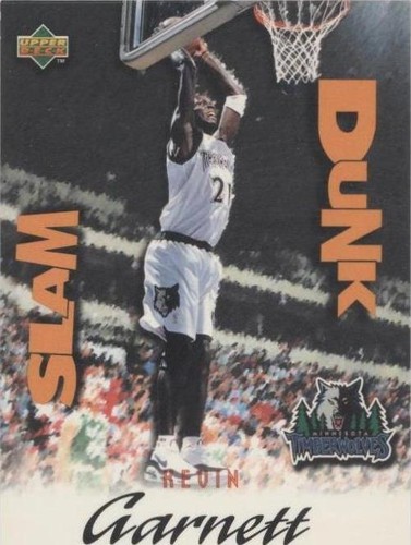 1997-98 Upper Deck Nestle Slam Dunk - Kevin Garnett #SD 9