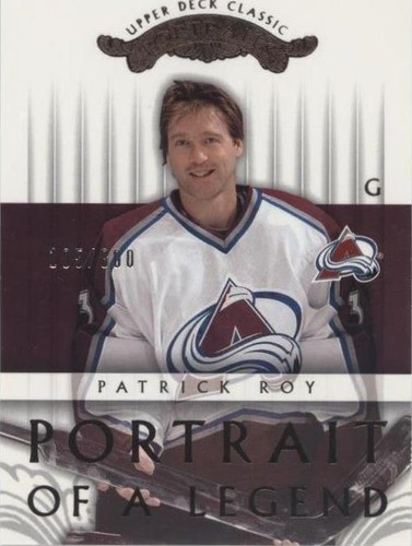 2003-04 Upper Deck Classic Portraits - Patrick Roy #126