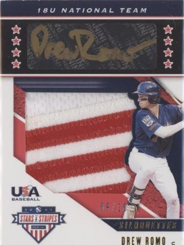 2019 Panini USA Baseball Stars & Stripes - Drew Romo #USA-BR