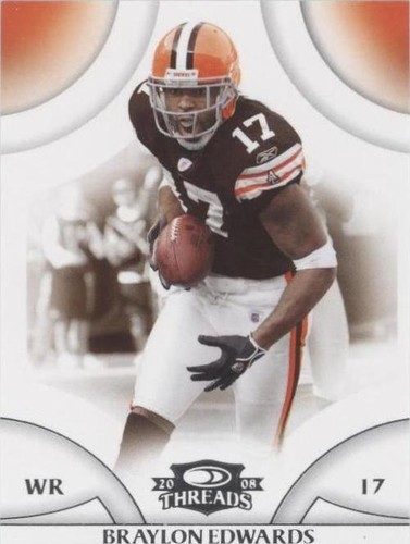 2008 Donruss Threads Braylon Edwards #134
