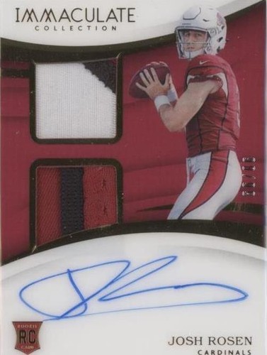 2018 Panini Immaculate Collection Josh Rosen #IS-JR