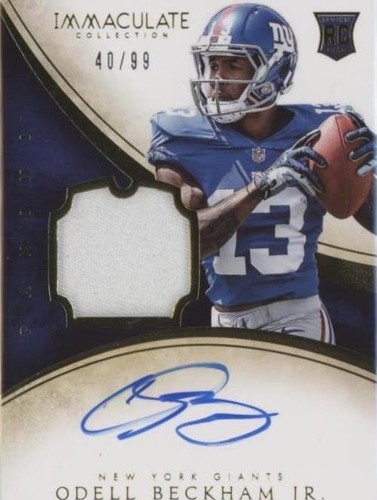 2014 Panini Immaculate Collection Odell Beckham Jr. #107
