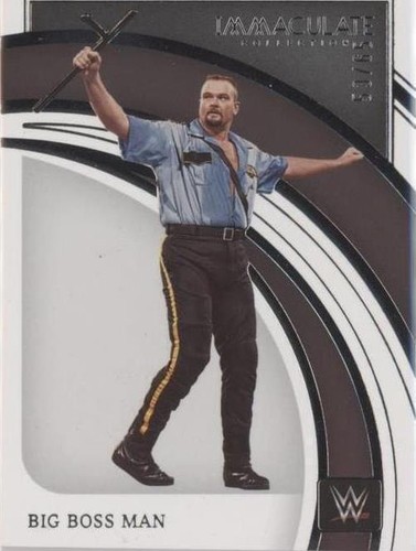 2022 Panini Immaculate Collection WWE - Big Boss Man #68