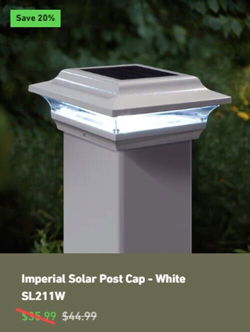 Classy Caps SL211W, White High Performance Imperial Solar Po
