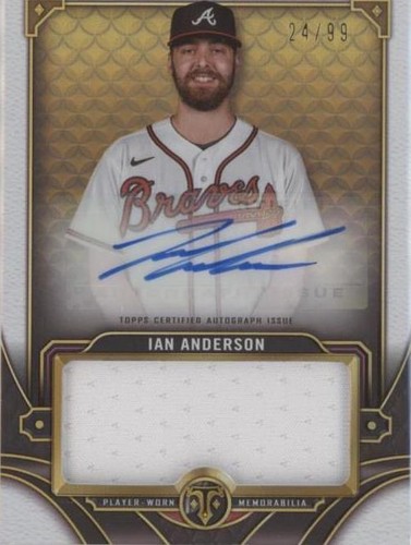 2022 Topps Triple Threads - Ian Anderson #ASJR-IA