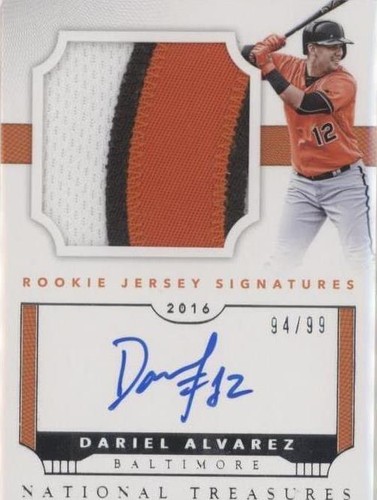 2016 Panini National Treasures - Dariel Alvarez #RJSV-DA