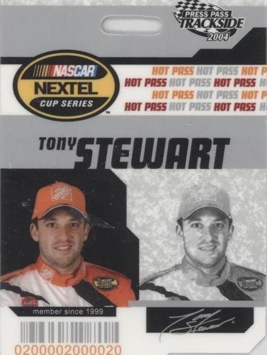 2004 Press Pass Trackside - Tony Stewart #HP 16