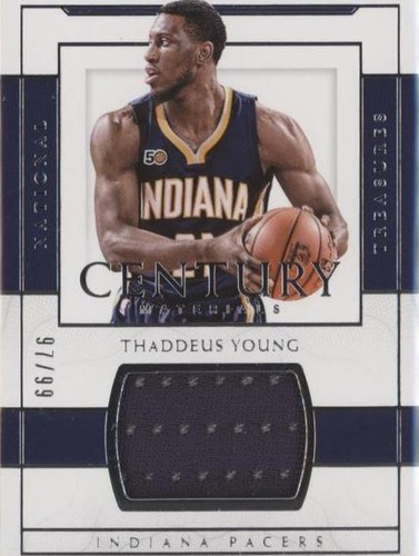 2016-17 Panini National Treasures - Thaddeus Young #22