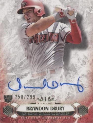 2016 Topps Tier One - Brandon Drury #BOA-BD