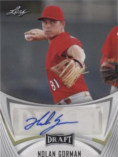 2021 Leaf Draft - Nolan Gorman #BA-NG1