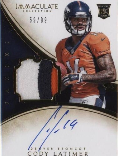2014 Panini Immaculate Collection Cody Latimer #121