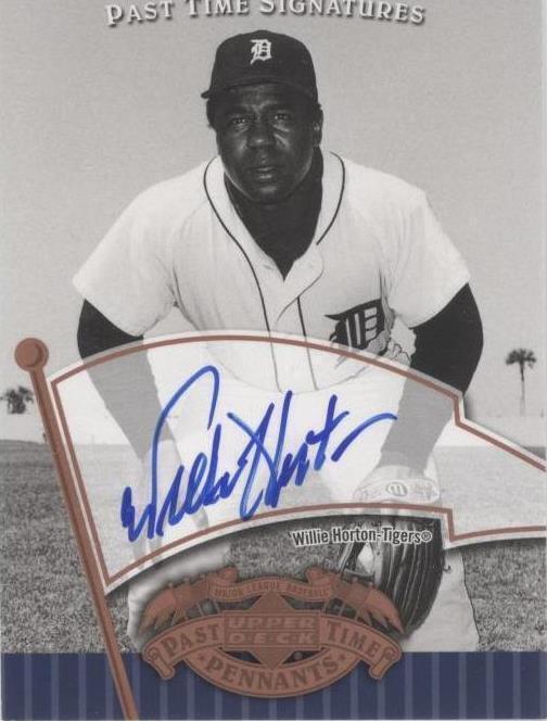 2005 Upper Deck Past Time Pennants - Willie Horton #WH