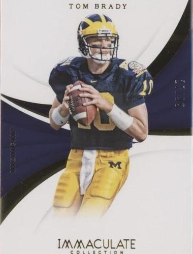 2018 Panini Immaculate Collection Collegiate Tom Brady #35
