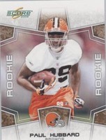 2008 Score Paul Hubbard #419