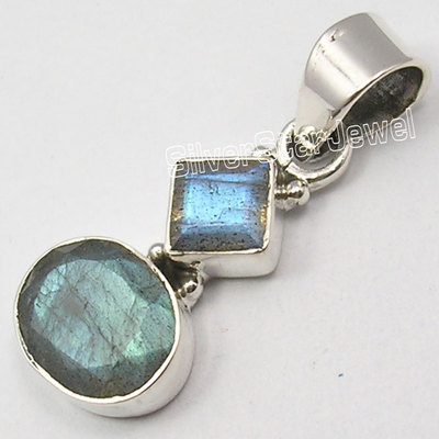 925 pure silver classic labradorite inexpensive pendant 3.