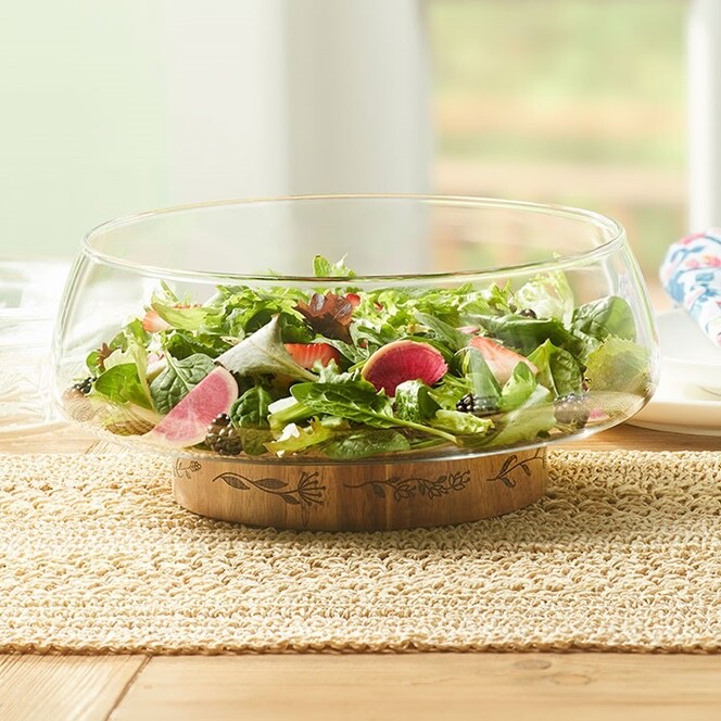 PRINCESS*¨*-a Princess House Wildflower Decorative Serving Bowl (10109