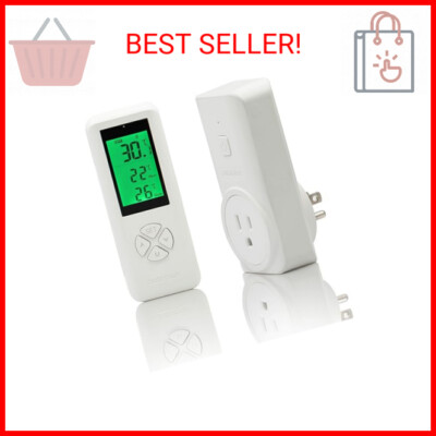 DIGITEN Wireless Temperature Controlled Outlet, Digital Plug in Thermostat Outle