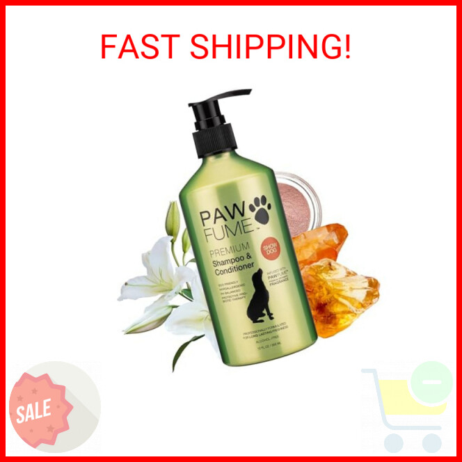 Pawfume Dog Shampoo and Conditioner &ndash; Hypoallergenic Dog Shampoo for Smelly Dogs