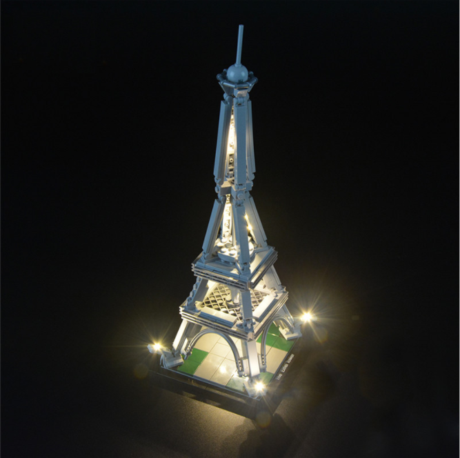 LED lighting Kit for LEGO 21019 Architecture The Eiffel Tower Lighting