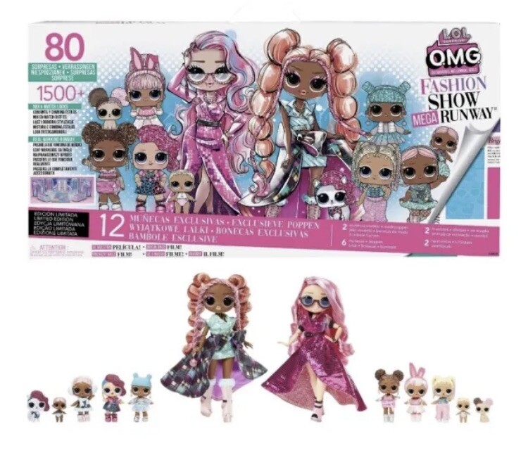 LOL Surprise Fashion Show Mega Runway Playset 80 Surprises 1500+