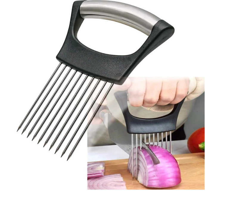Stainless Steel Onion Holder Tomato Cutter Meat slicer nd kitchen holder