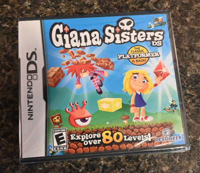 Giana Sisters DS - Nintendo DS new and sealed USA Version