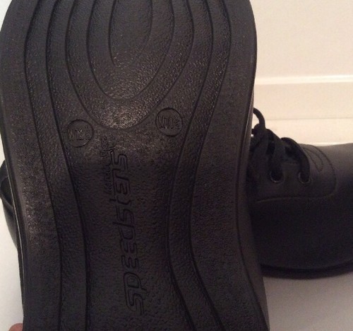 Speedsters Black Marching Shoes Unisex Size W 12.5 M 10.5
