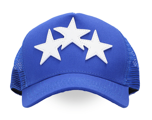 Amiri 3 Star Trucker Hat Blue White | eBay