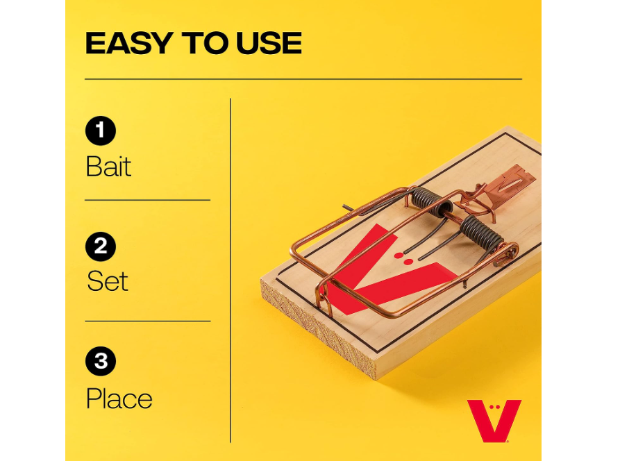 Victor M156-20 Metal Pedal Sustainably Sourced Killer Snap Trap Mouse Traps Rat