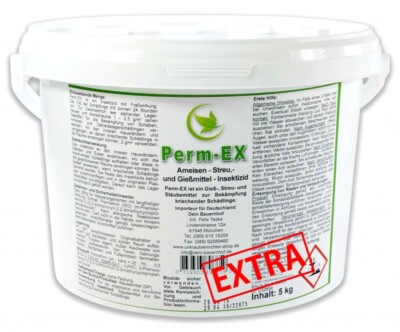 Perm-EX extra 5kg Ameisengift Ameisenköder Ameisenfrei Ameisenstreumittel 