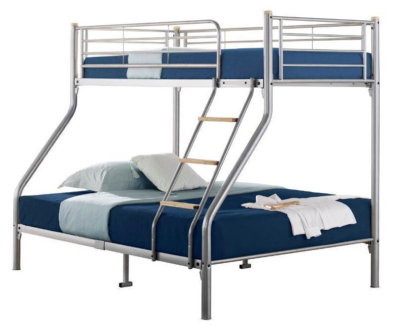 *14DAY MONEY BACK GUARANTEE!* Triple Metal Bunk Bed with Orthopedic