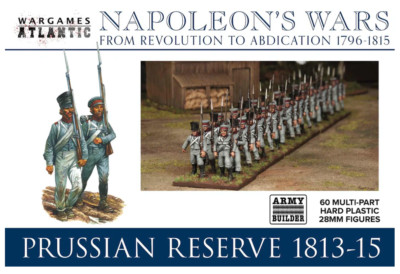 Napoleonic Prussians (60) 28mm Hard Plastic Wargames Atlantic New Free Shipping!
