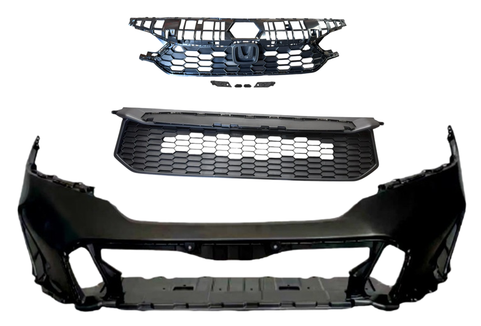 Front Bumper and Grilles Set for 2025-2026 Honda Civic