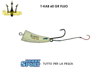 T-KAB OLYMPUS GR 60 FLUO - CON ASSIST HOOK PESCA MARE BARCA BY NICOLA RIOLO