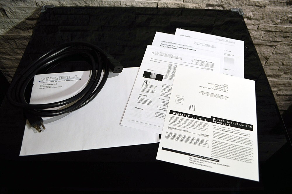 Krell Duo 125 XD - Class A Stereo Power Amplifier (250 WPC / 4 Ohms)