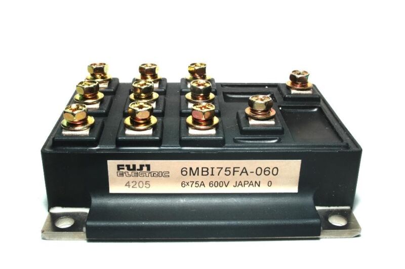 Fuji 6mbi75fa-060 Igbt Module 75a 600v Tested [pz3]