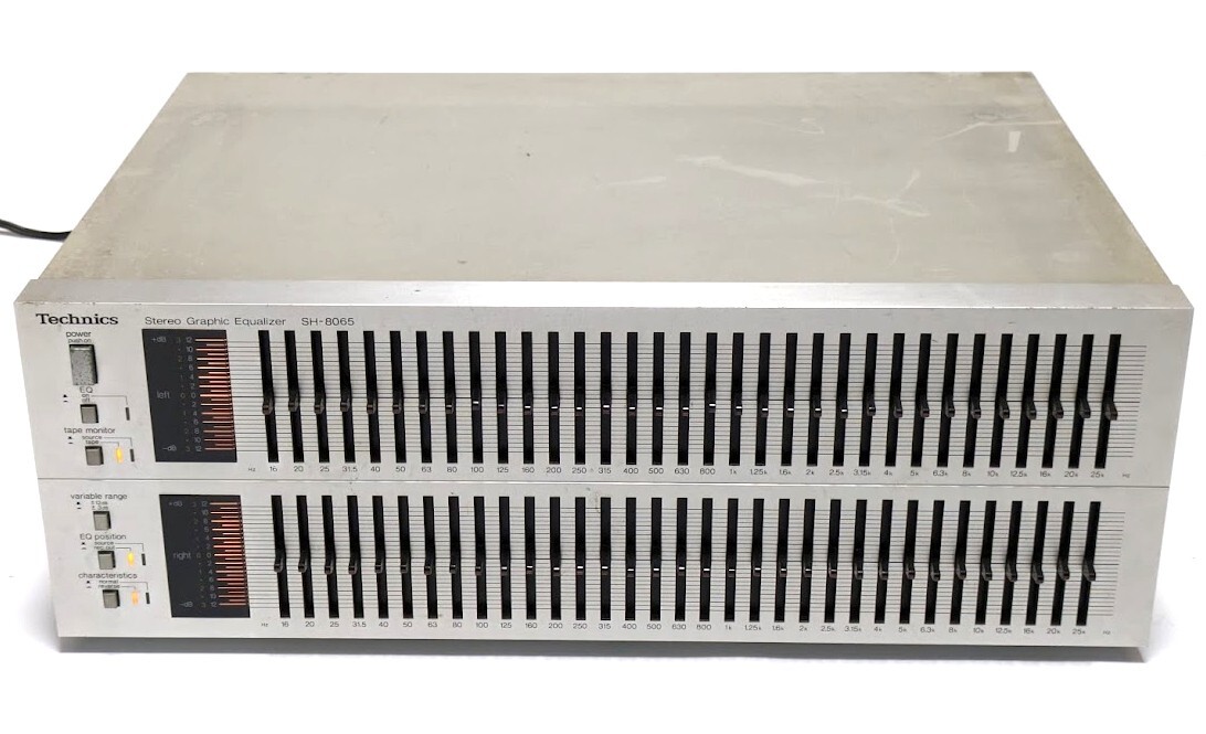 ｸﾞﾗﾌｨｯｸ ｲｺﾗｲｻﾞｰ Technics SH-8065 Technics SH-8065 Stereo Graphic Equalizer Used Japan 100V | eBay