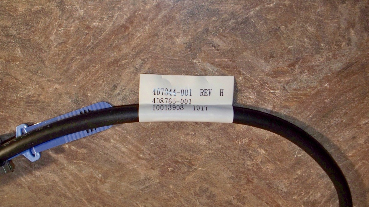 HP External Mini SAS 0.5m Cable PN: 407344-001 Spare PN: 408765-001