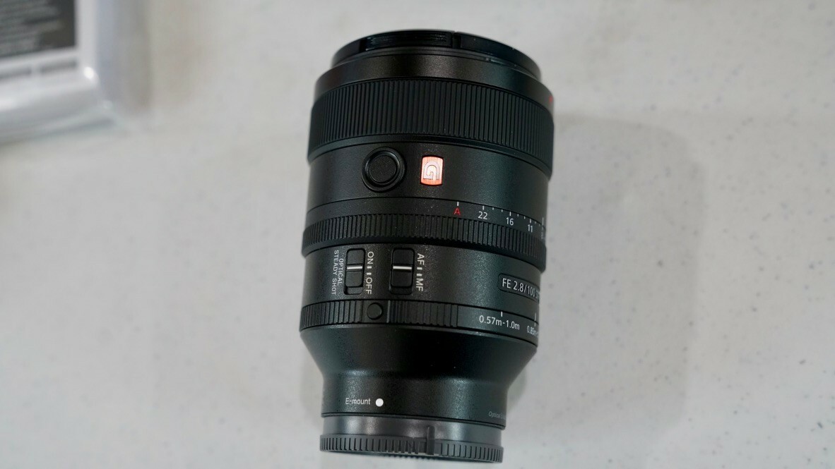 Sony SEL 100mm F/2.8 GM OSS FE Lens Lightly Used in studio.