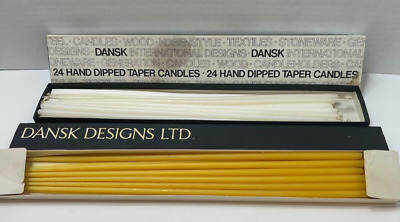 DANSK DESIGNS LTD Tiny Taper Candles-20 White & 12 Yellow-In Box