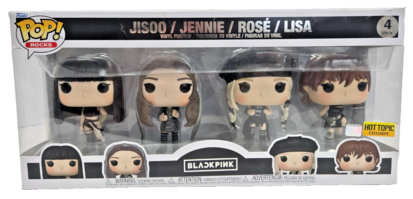BLACKPINK Funko Pop - Pop Rocks! Vinyl Figures Set of 4