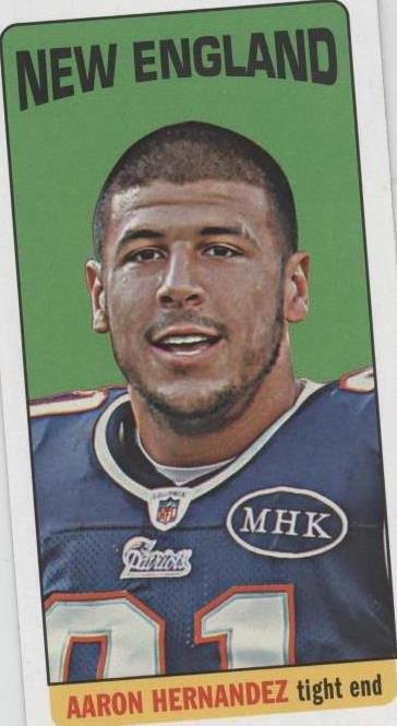 2012 Topps Aaron Hernandez #97