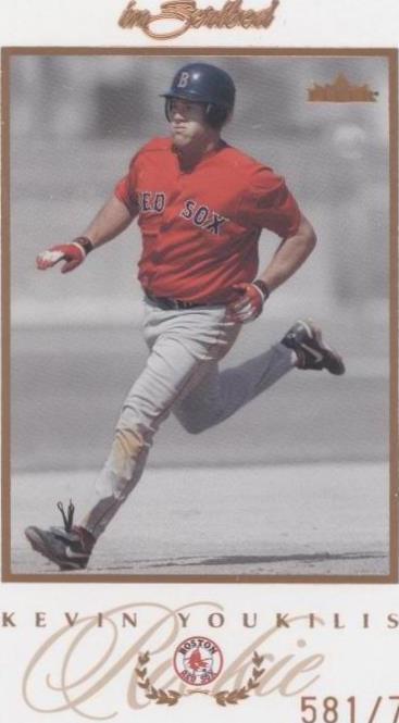 Fleer 2004 con inscripción - Kevin Youkilis #90