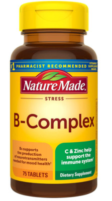 Nature Made Stress B Complex with Zinc - 75 Tablets 031604027254VL