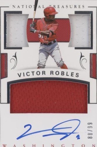 2018 Panini National Treasures - Victor Robles #PCS-VR